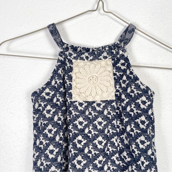 Disney Kids Belle Size: 4T Blue and White Floral Dress with Tulle and embroidery - Picture 2 of 8